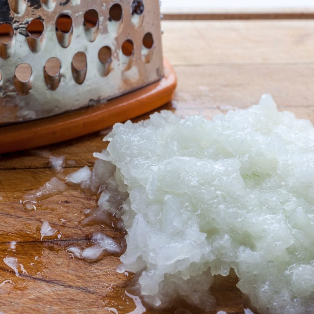 Draniki (Deruny or Potato Fritters) Babaganosh