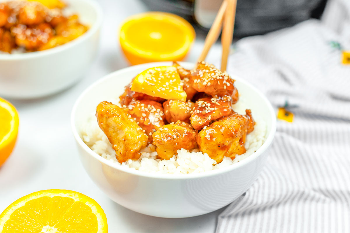 Air Fryer Orange Chicken - Babaganosh