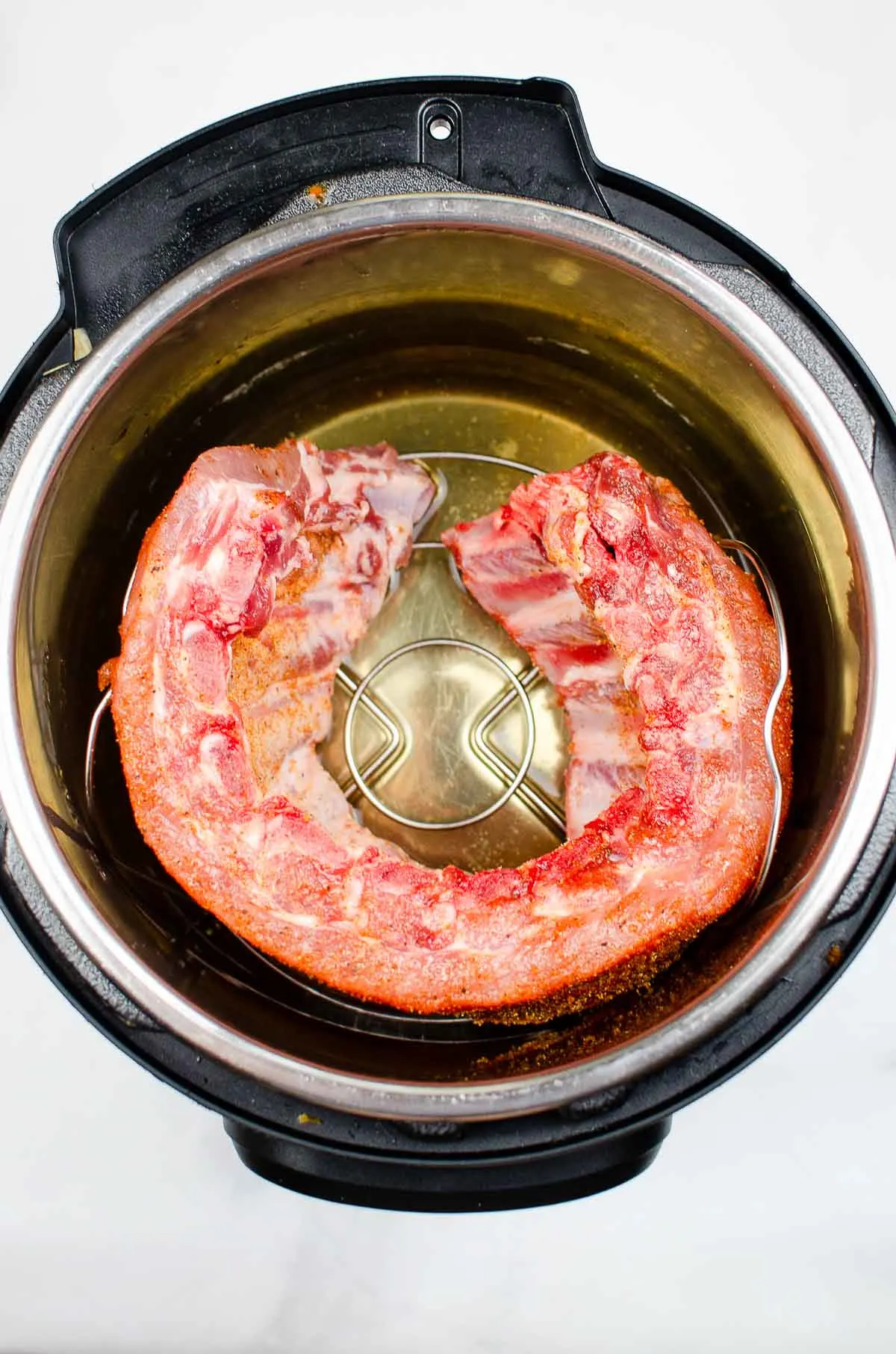 ribs rolled up in an instant pot