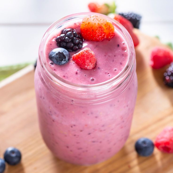 Berry Buttermilk Smoothie Babaganosh