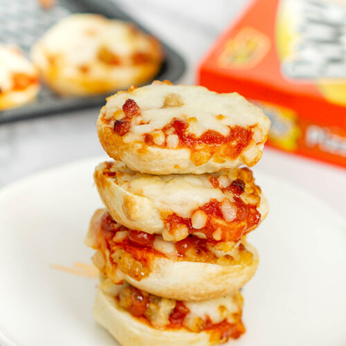 Air Fryer Bagel Bites Babaganosh