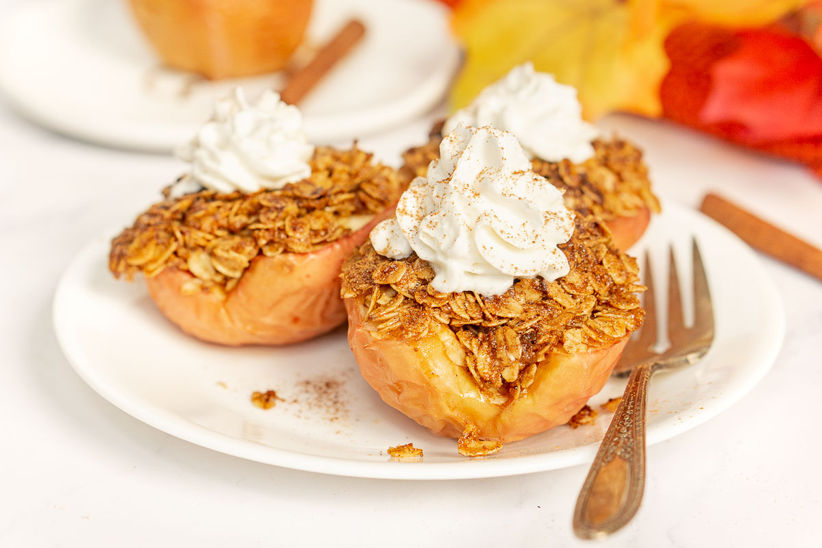 Air Fryer Baked Apples | Babaganosh