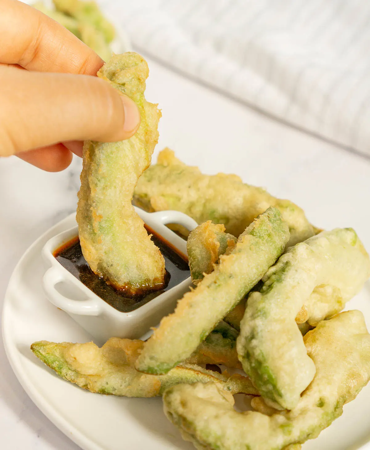 Avocado Tempura Babaganosh