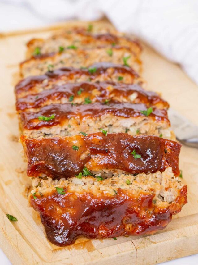 Pork Meatloaf with Glaze Babaganosh
