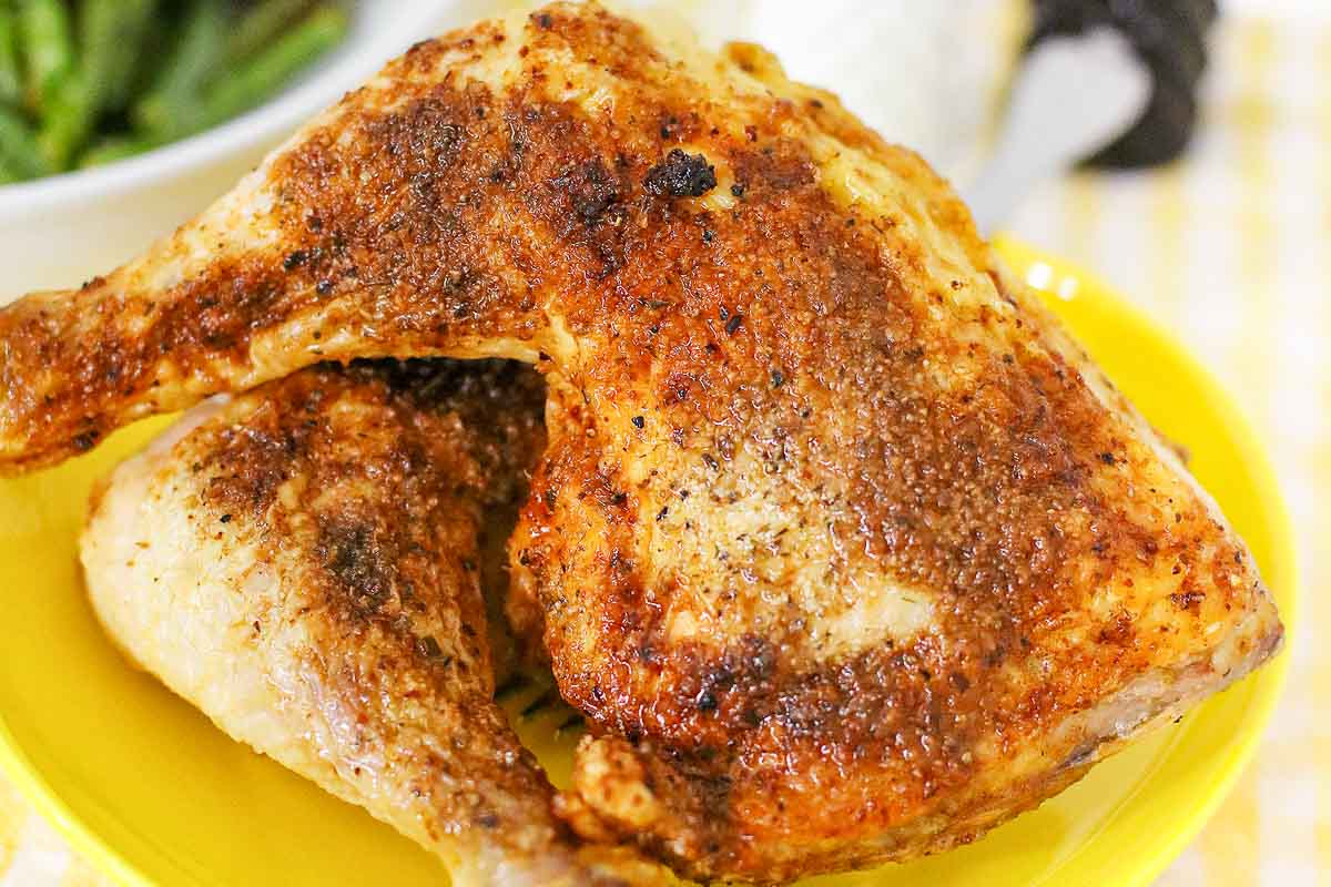Air Fryer Chicken Quarters Babaganosh