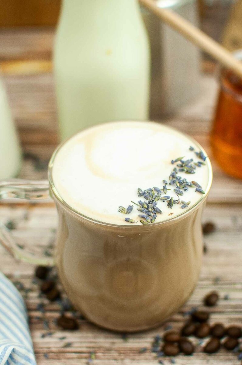 Honey Lavender Latte Babaganosh