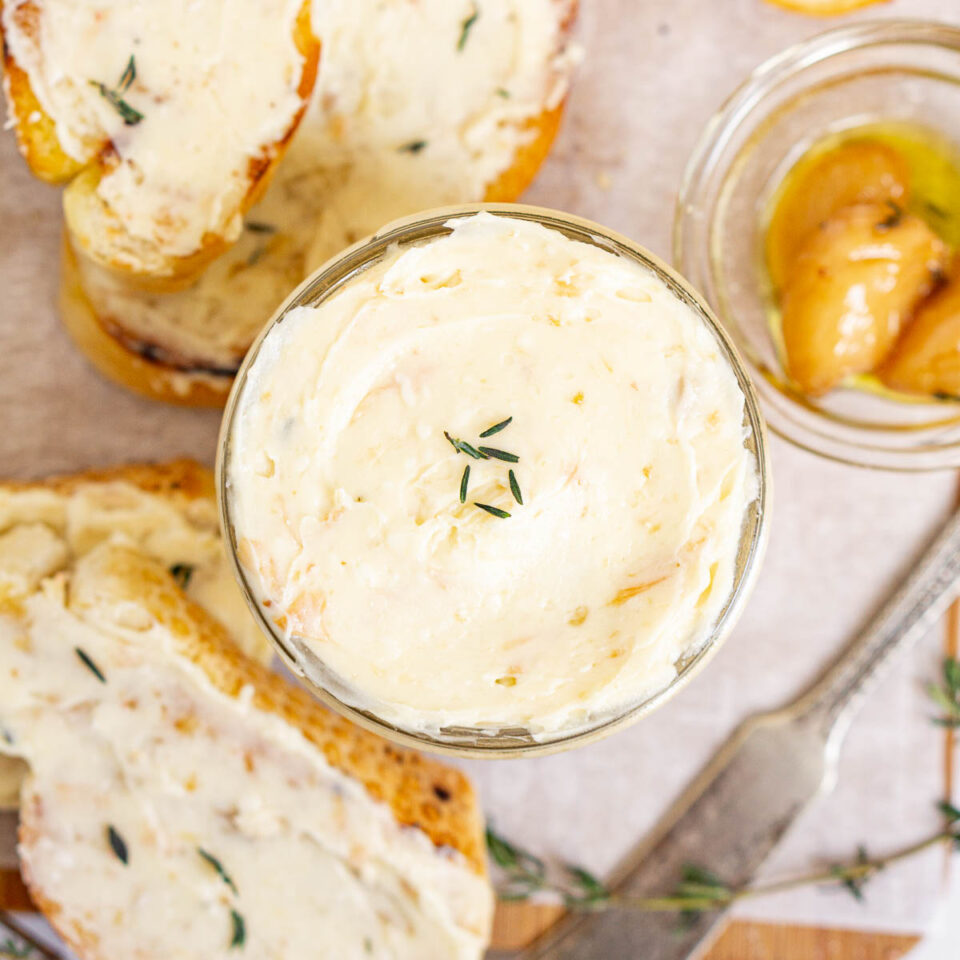 Garlic Confit Butter Babaganosh