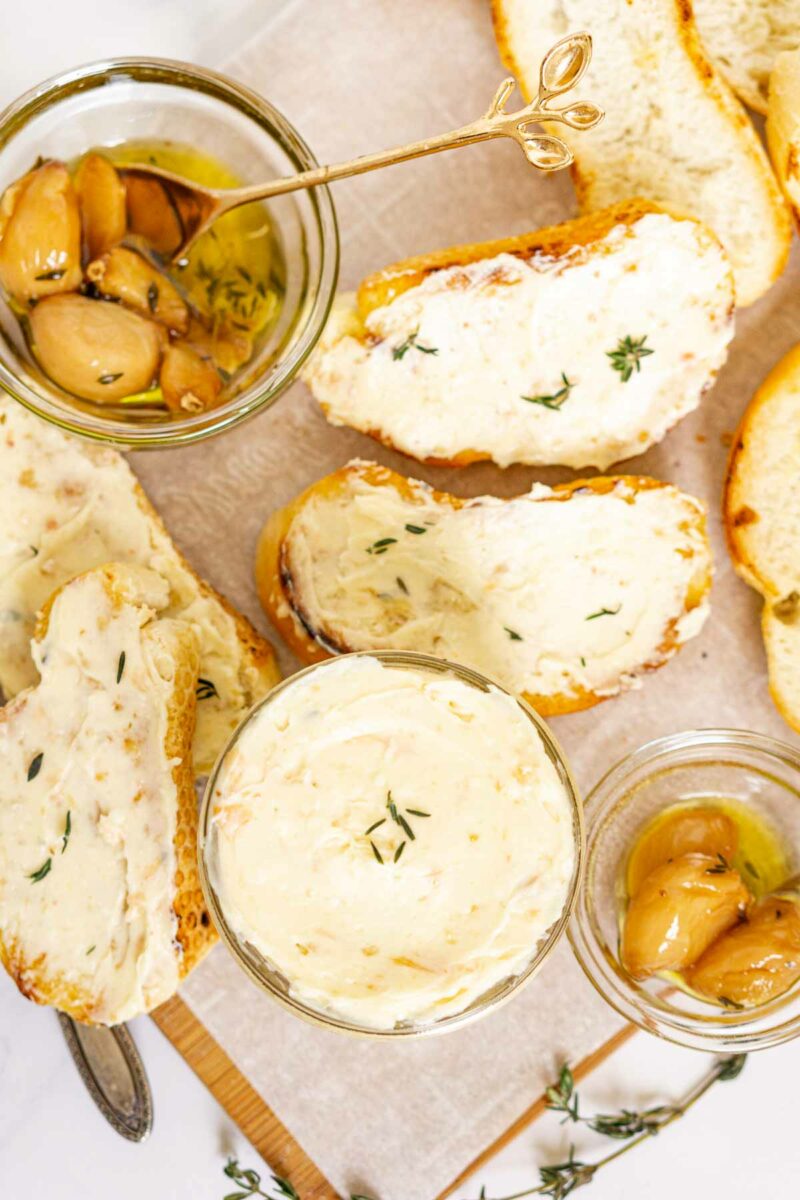 Garlic Confit Butter Babaganosh