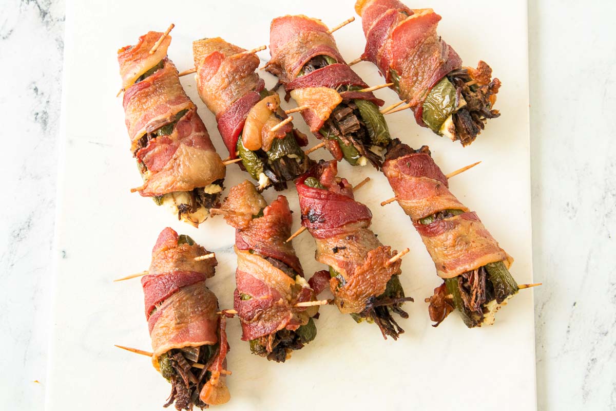 Texas Twinkies (Brisket Jalapeño Poppers) Babaganosh