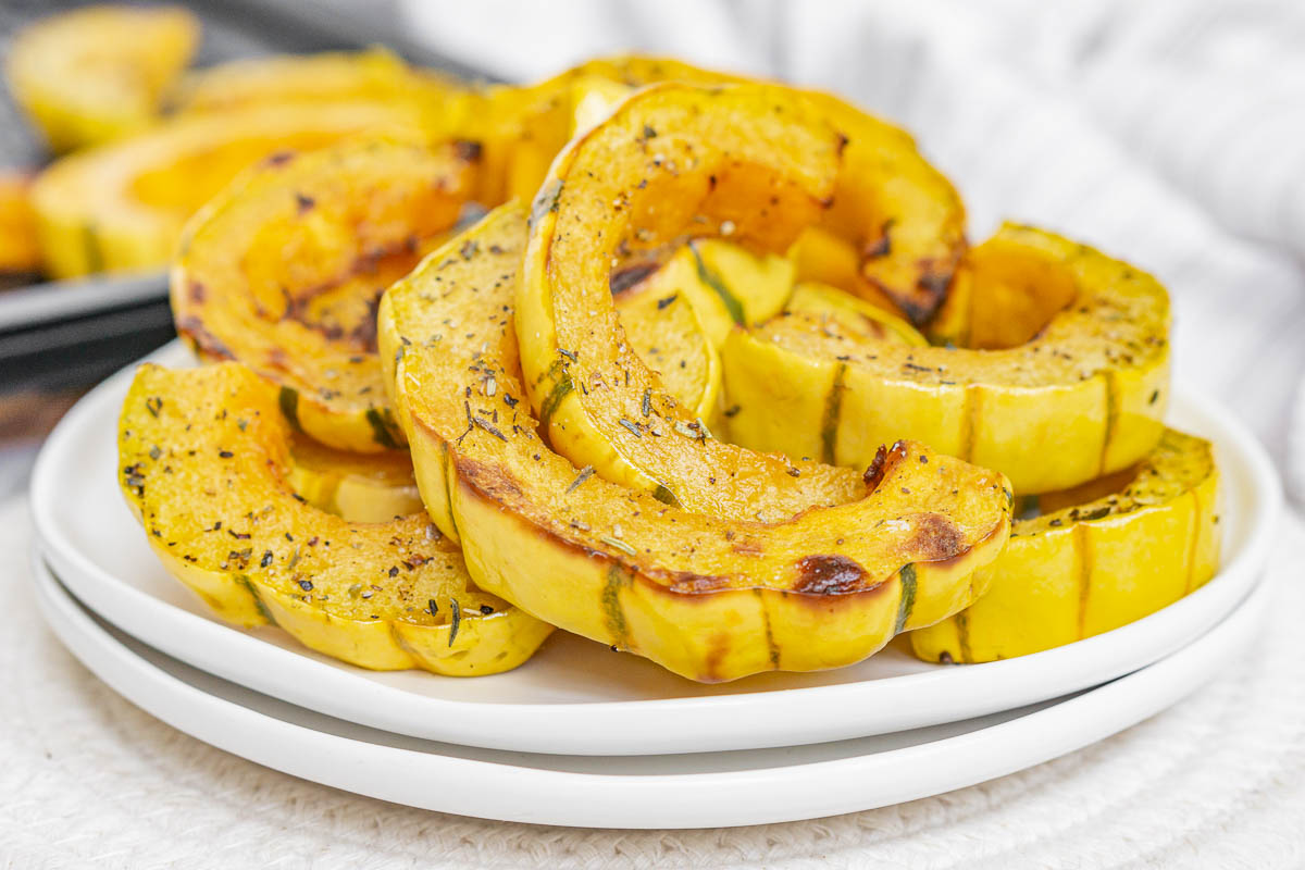 Air Fryer Delicata Squash | Babaganosh