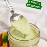 Creamy Basil Dressing | Babaganosh