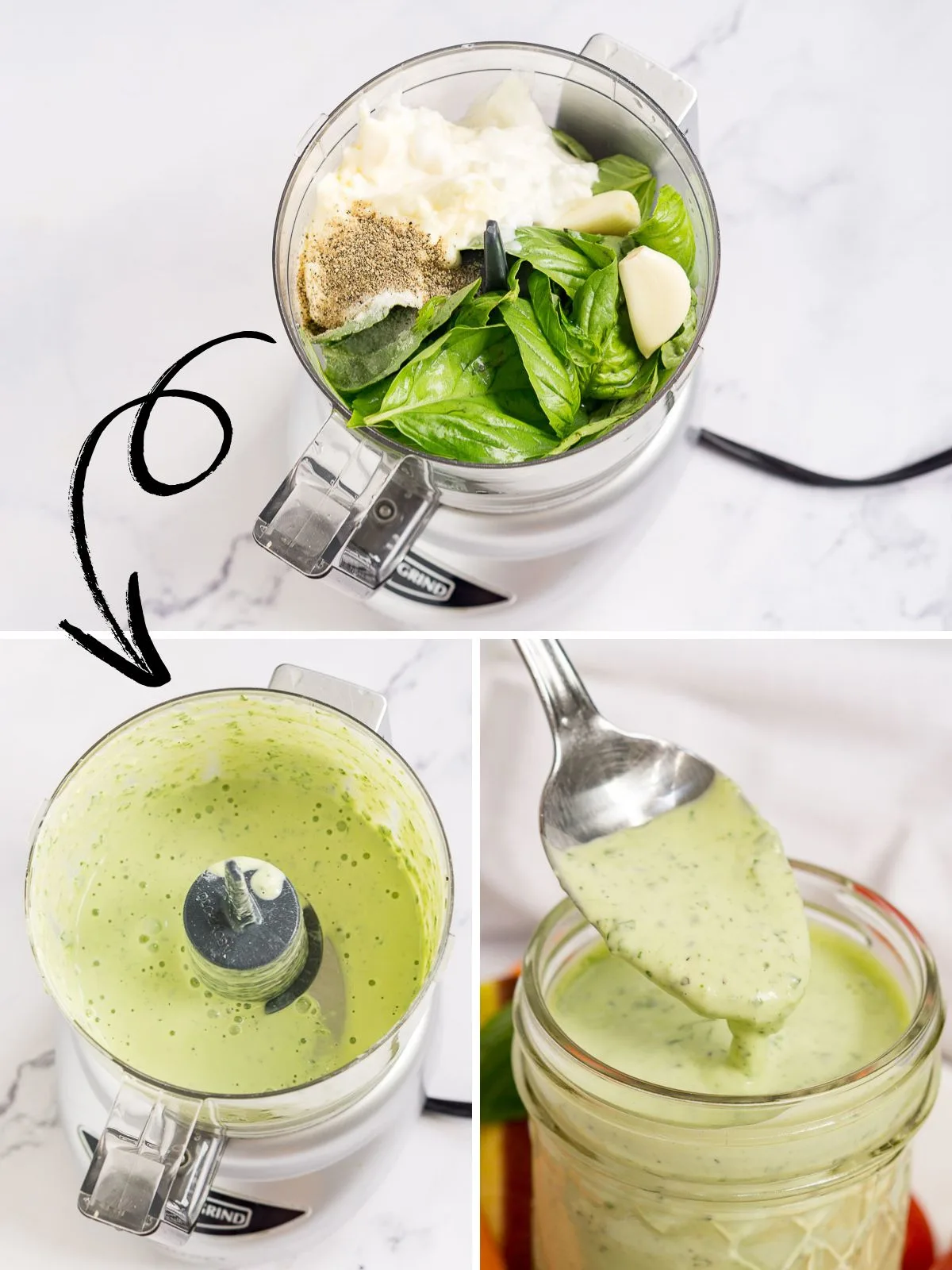 Creamy Basil Dressing | Babaganosh Creamy Basil Dressing | Babaganosh